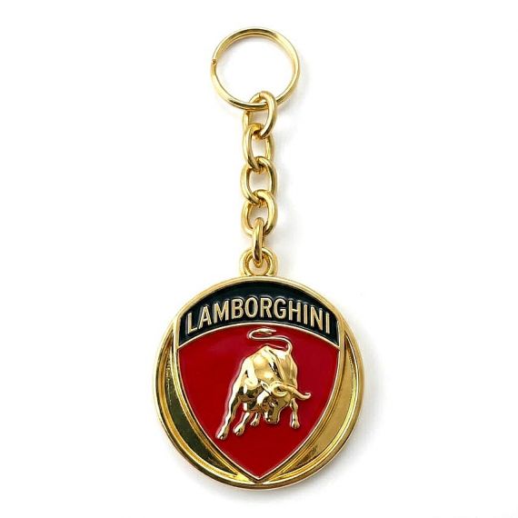 custom metal car logo keychain zinc alloy enamel color