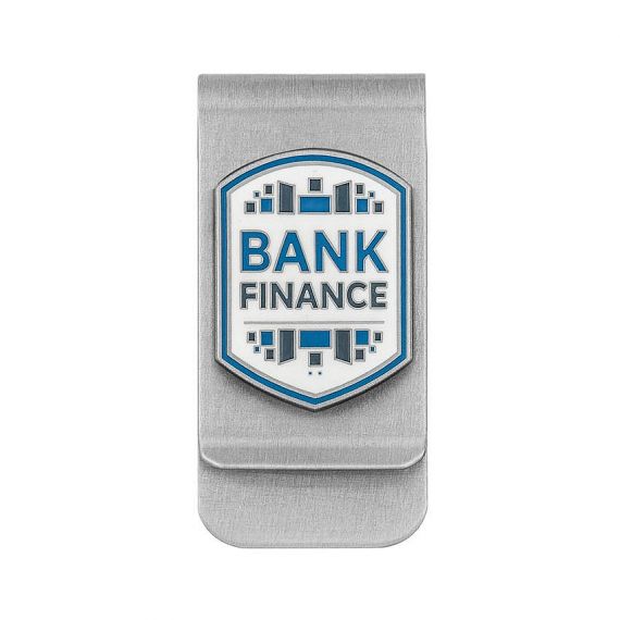 Bespoke Silver Plated Money Clip with Custom Logo