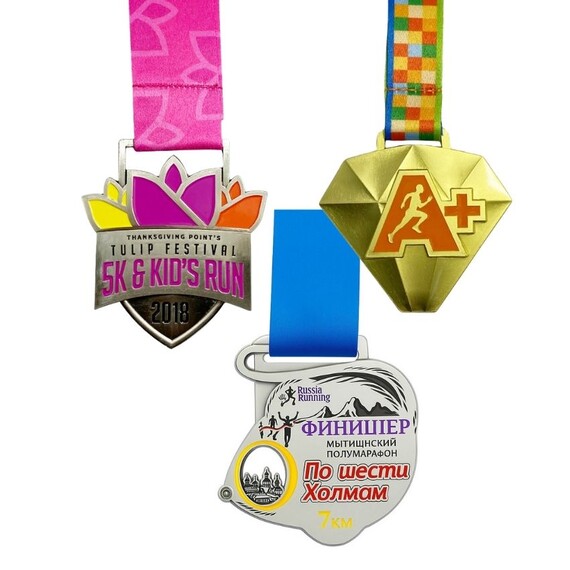 Op maat gemaakte marathonfinishermedailles