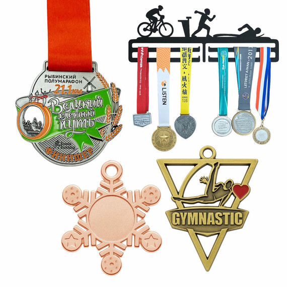 Custom Medals & Trophies - Bespoke sports medals and trophies for marathons and corporate awards; custom metal finisher medals from Vietnam supplier, MOQ 100pcs.