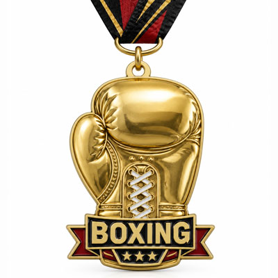 Boxing Gloves & Fight Gear Medals