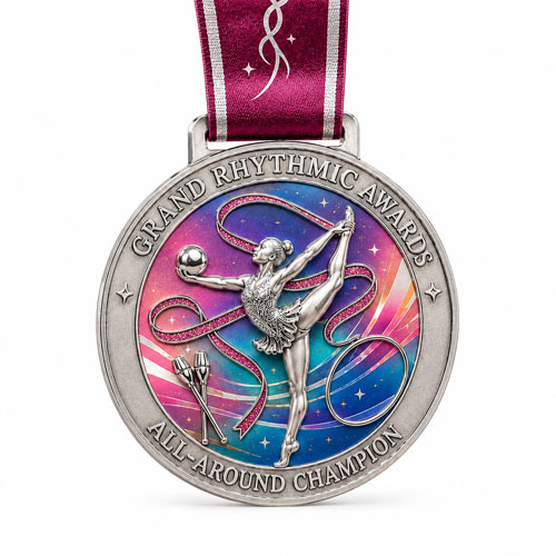 3D Relief Gymnastics Medals