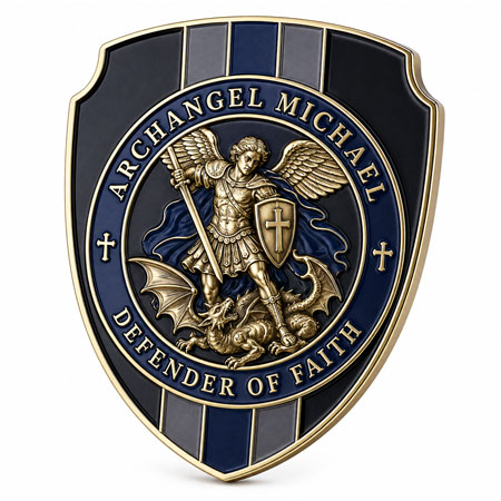 Shield, Badge & Star Challenge Coins