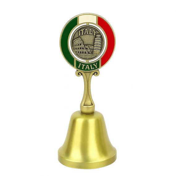 Custom Logo Silver Souvenir Hand Bell Manufacturer