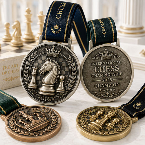 Zinc Alloy 3D Relief Medals