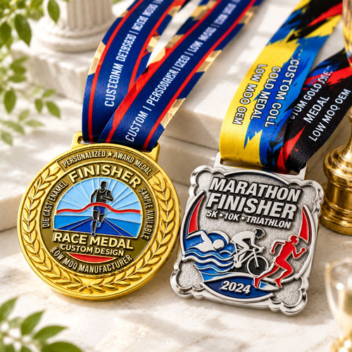 Soft Enamel & Imitation Hard Enamel Medals