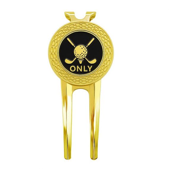 enamel golf divot repair tools magnetic marker for gifts