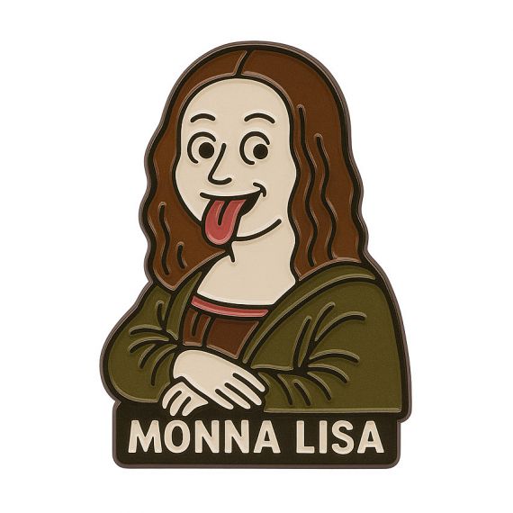 manufacturer customized novelty mona lias enamel lapel pin