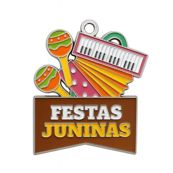 customized metal festival Festas Juninas medal
