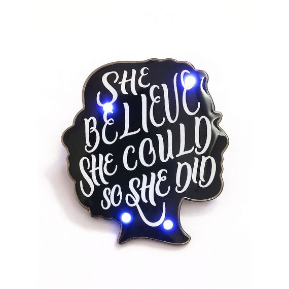B2B wholesale custom LED flashing pins for promotional events