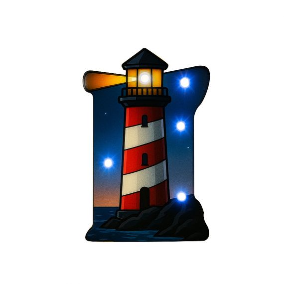 Promotional custom logo lapel pin with bright, energy-efficient LED bulbs