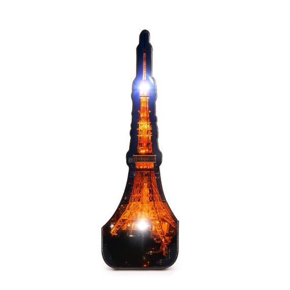 Personalized Japan souvenir gift Tokyo Tower flashing lapel pin