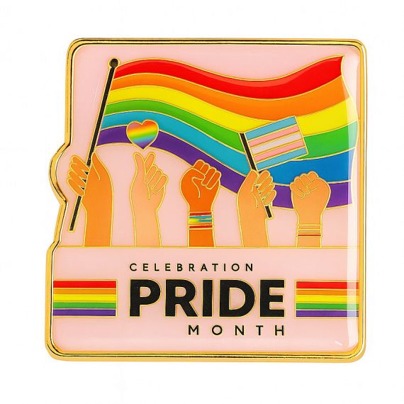 custom logo printing gay pride sovenir lapel pins