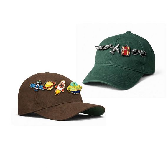 Custom Pins for Hat - Custom shape lapel pins perfect for decorating hats