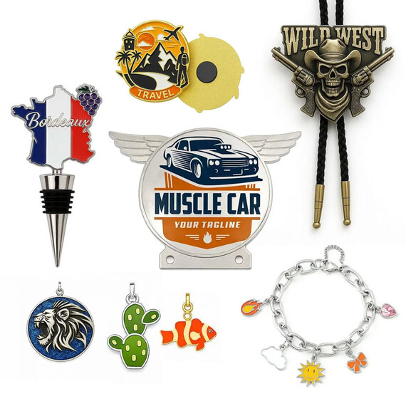 Other Metal Products - Various custom metal specialty items such as wine stoppers, metal bookmarks, and lifestyle gifts; manufactured in Vietnam, 100pcs MOQ.