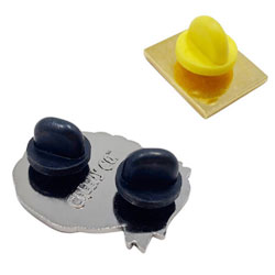 Lapel Pin with Rubber Clutch
