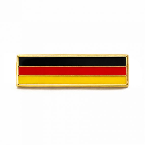 Gold plated Germany flag enamel bar