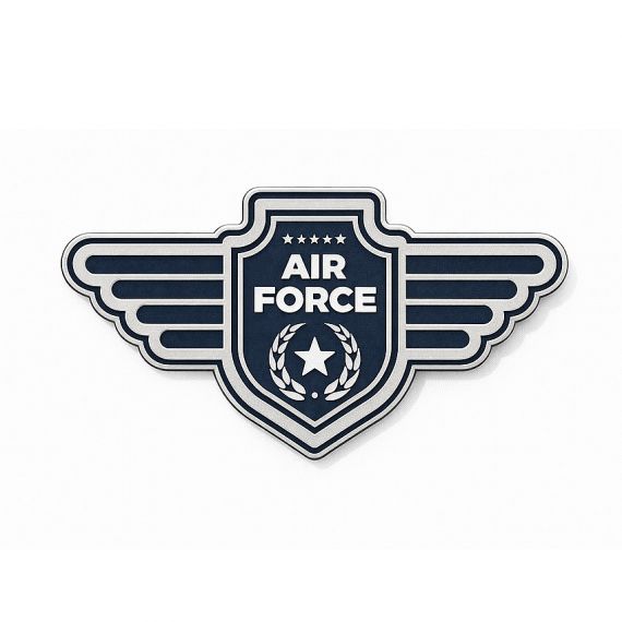 Air force wings emblem enamel pin
