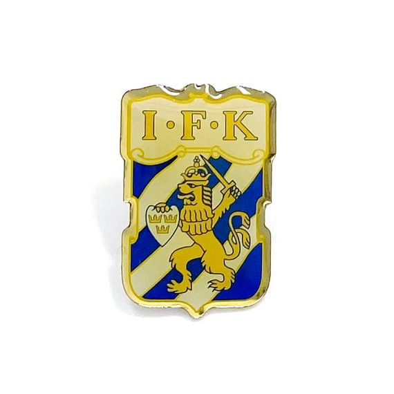 Offset printed metal pins with smooth color gradients and photographic detail.