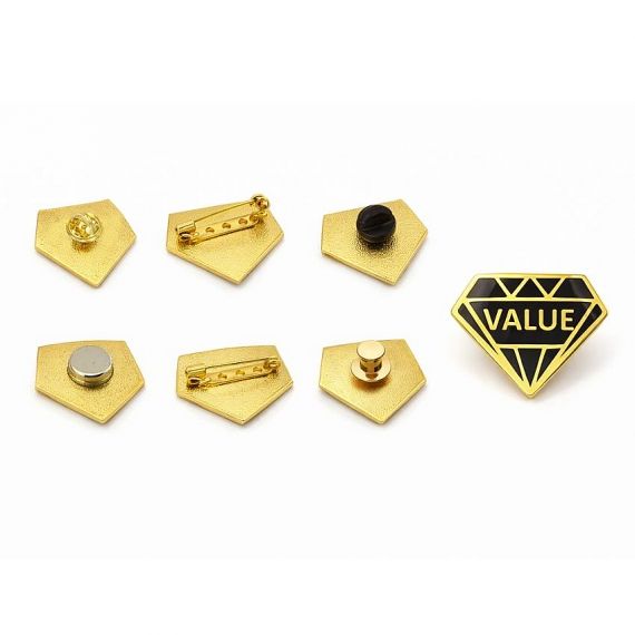 Comprehensive Range of Lapel Pin Backing Options
