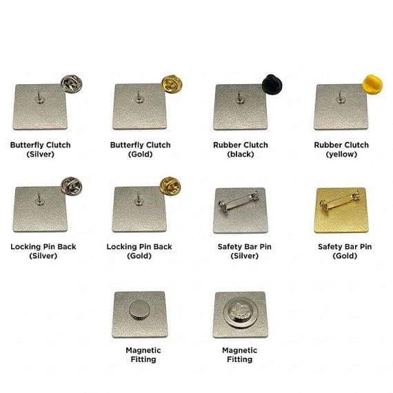 Wholesale Variety of Pin Clutches & Backings