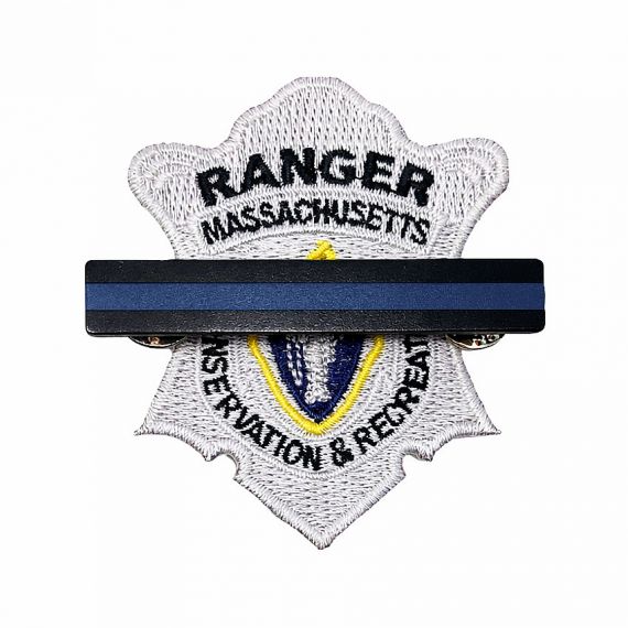 Black mourning band for embroidered ranger badge
