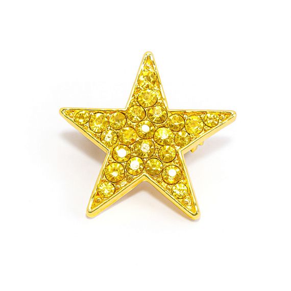 personalized gemstone pins for employee recognition awards.