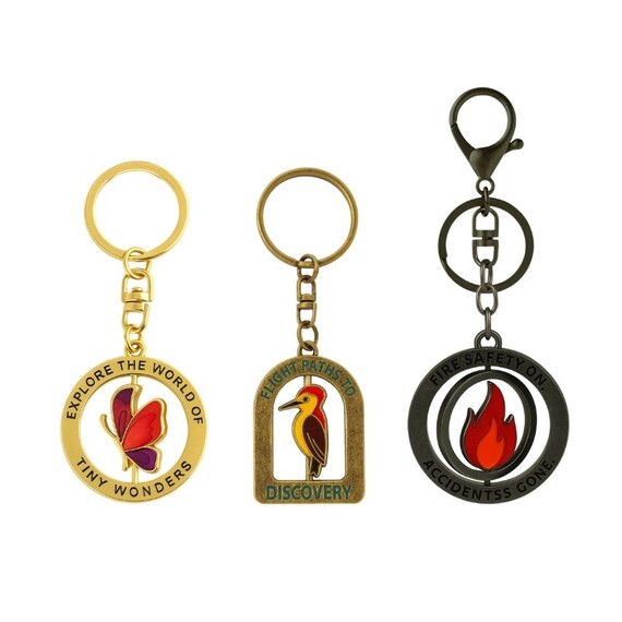 Llaveros giratorios personalizados