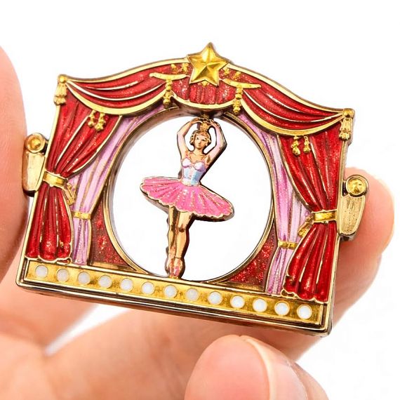 B2B wholesale custom rotating pins manufactured in a certified factory.