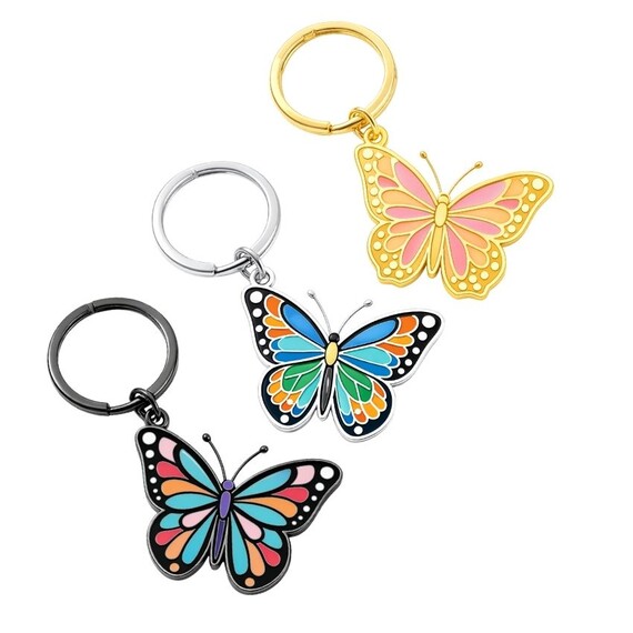 Llavero de esmalte estampado personalizado
