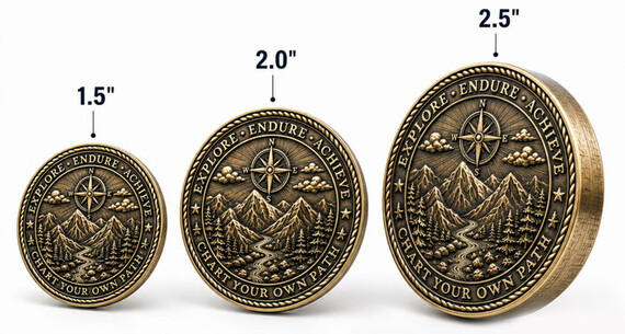 3. Cost-Effective for Large & Thick Challenge Coins