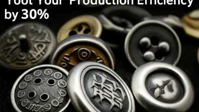 A graphic illustrating how strategic sourcing of metal buttons can boost production efficiency by 30%.