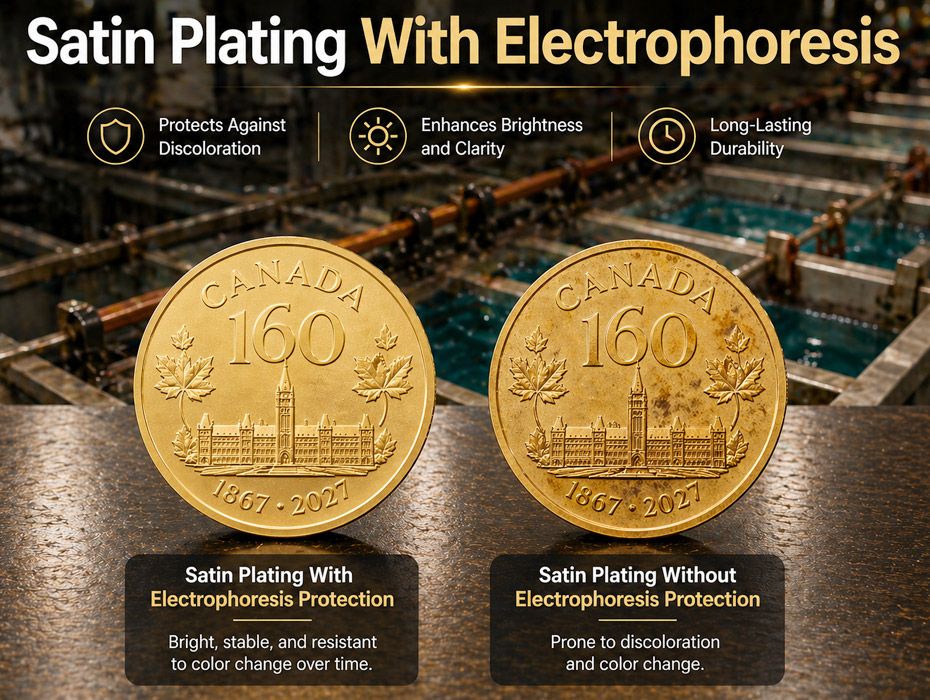Platinado de satén con electroforesis