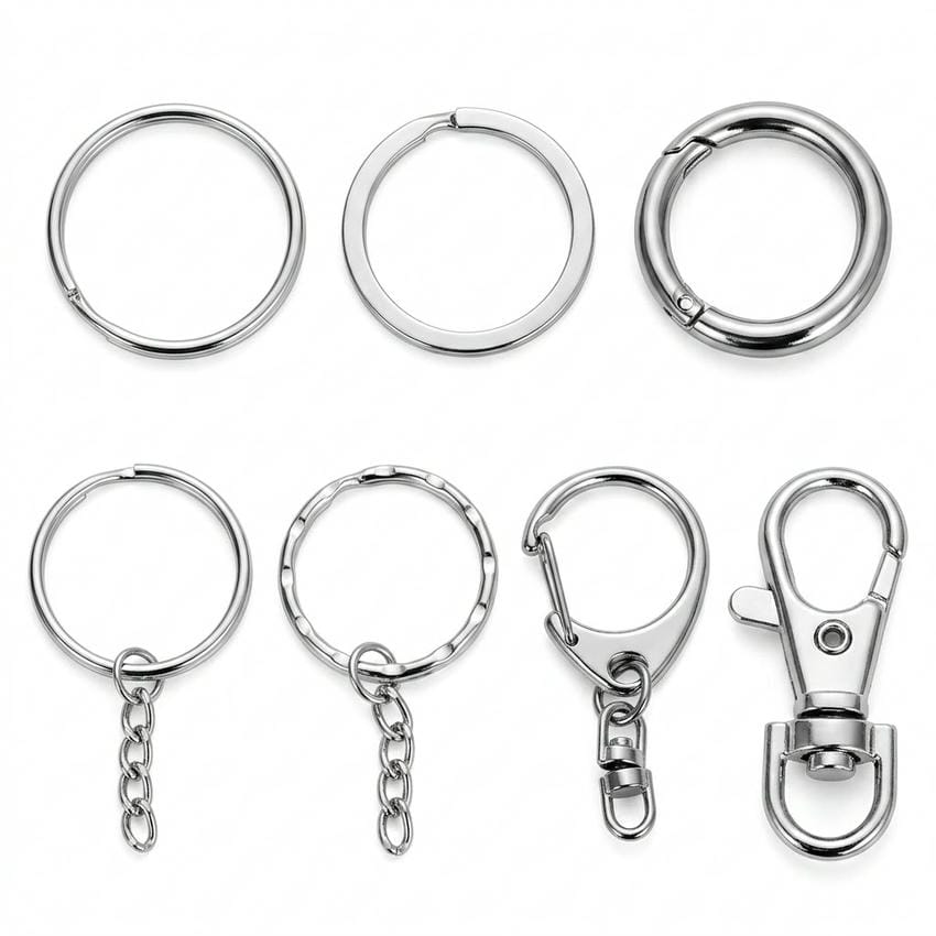 Metal Keychain Attachments | Jin Jumbo Custom Metal Gifts