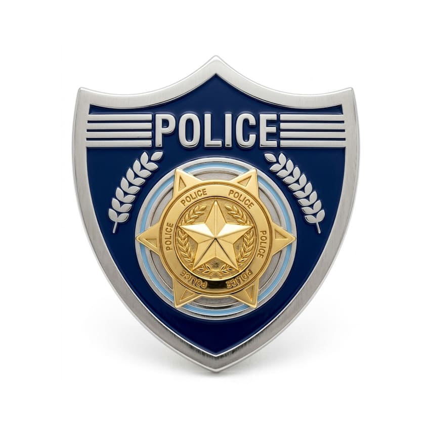 Custom Police Badges | Jin Jumbo Custom Metal Gifts