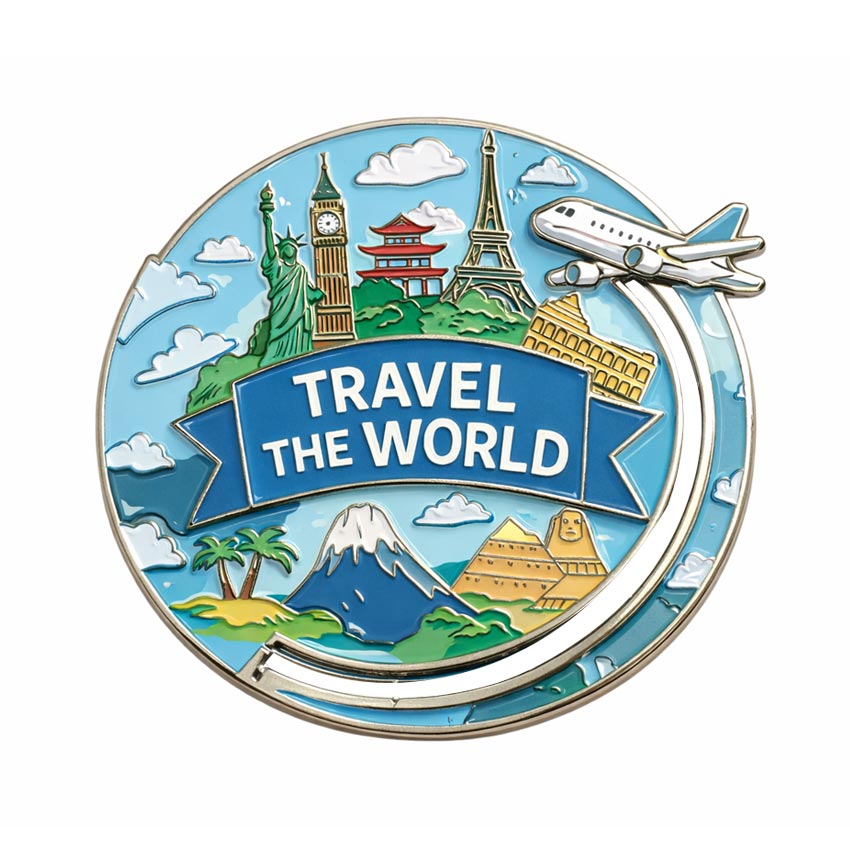 Custom Sliding Lapel Pins | Jin Jumbo Custom Metal Gifts