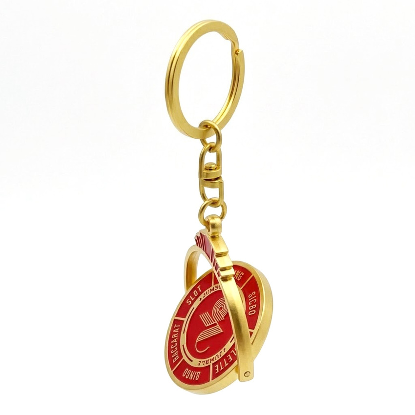 Keychain Spining Custom Spinning Keychains | Jin Jumbo Custom Metal Gifts