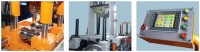 Stainless Steel 304 ID Beat Rolling System: PLC and PID control with LED touch screen to flat ID Bead