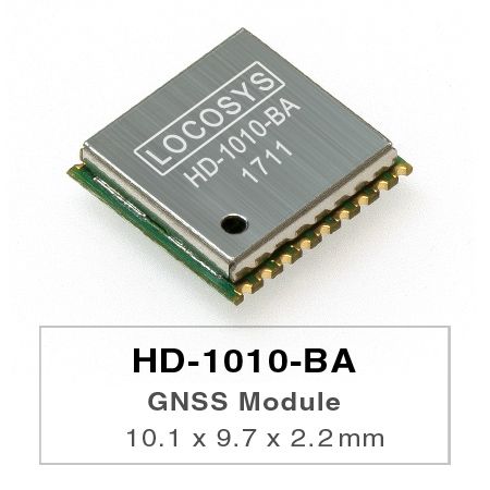 El HD-1010-BA de LOCOSYS es un módulo GNSS independiente completo que utiliza el último chip HD8020 GNSS de ALLYSTAR para integrarse con un amplificador de bajo ruido adicional y un filtro SAW.