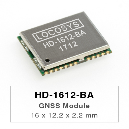 LOCOSYS HD-1612-BA es un módulo GNSS independiente completo.