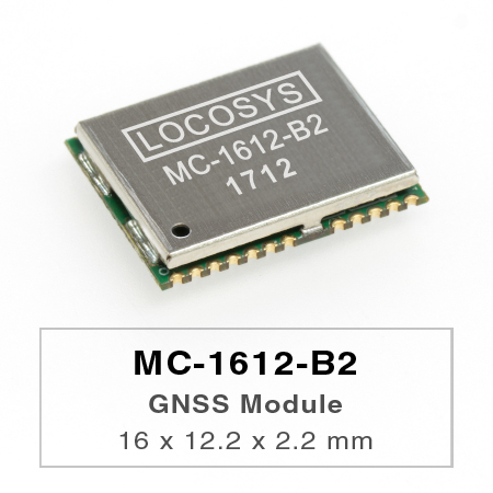 LOCOSYS MC-1612-B2 is a complete standalone GNSS module.