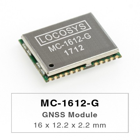 LOCOSYS MC-1612-G es un módulo GNSS independiente completo.