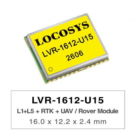 LVR-1612-U15 ( L1+L5+RTK+UAV/Rover ) - LVR-1612-U15