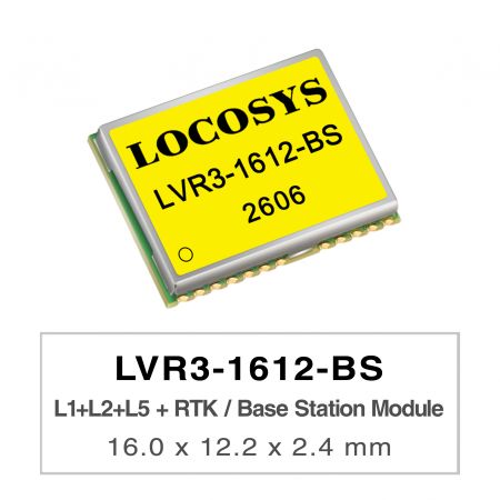 LVR3-1612-BS ( L1+L2+L5+RTK/基地局 ) - LVR3-1612-BS