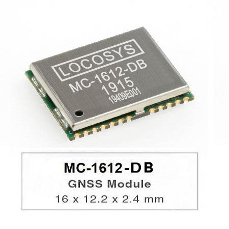 MC-1612-DB - Модуль LOCOSYS MC-1612-DB с функцией мертвого реконирования (DR) - идеальное решение для автомобильных приложений.