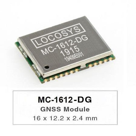 MC-1612-DG - Das LOCOSYS MC-1612-DG Dead Reckoning (DR) Modul ist die perfekte Lösung für Anwendungen im Automobilbereich.