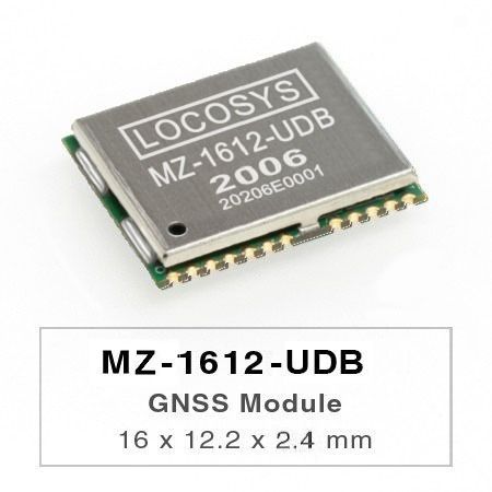 MZ-1612-UDB - Le module LOCOSYS MZ-1612-UDB avec calcul de position morte (DR) est la solution parfaite pour les applications automobiles.