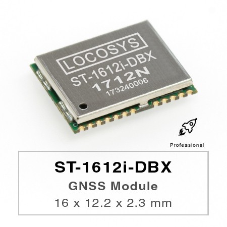 ST-1612i-DBX - The LOCOSYS ST-1612i-DBX Dead Reckoning (DR) module is the perfect solution for automotive application.