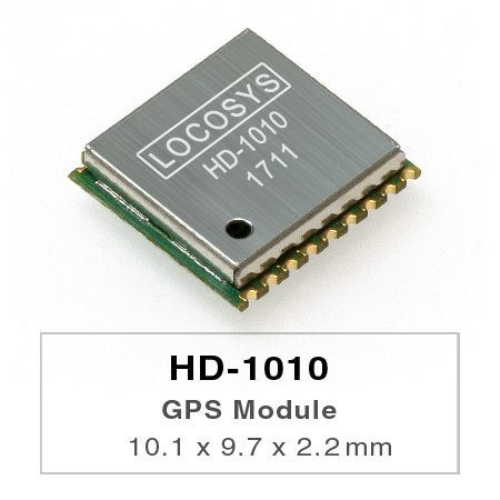 HD-1010 - LOCOSYS HD-1010 es un módulo GPS independiente completo que utiliza el último chip GPS de ALLYSTAR para integrar un amplificador de bajo ruido adicional y un filtro SAW.