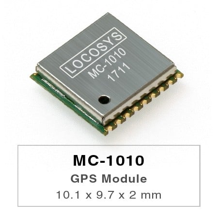 MC-1010 - LOCOSYS GPS MC-1010 module features high sensitivity, low power and ultra small form factor.